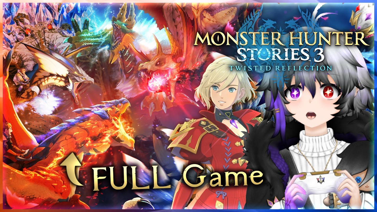 FULL GAME!😍 (Launch Party🎉) | Monster Hunter Stories 3 Let's Stream/Reaction【ENG VTUBER】LIVE🔴