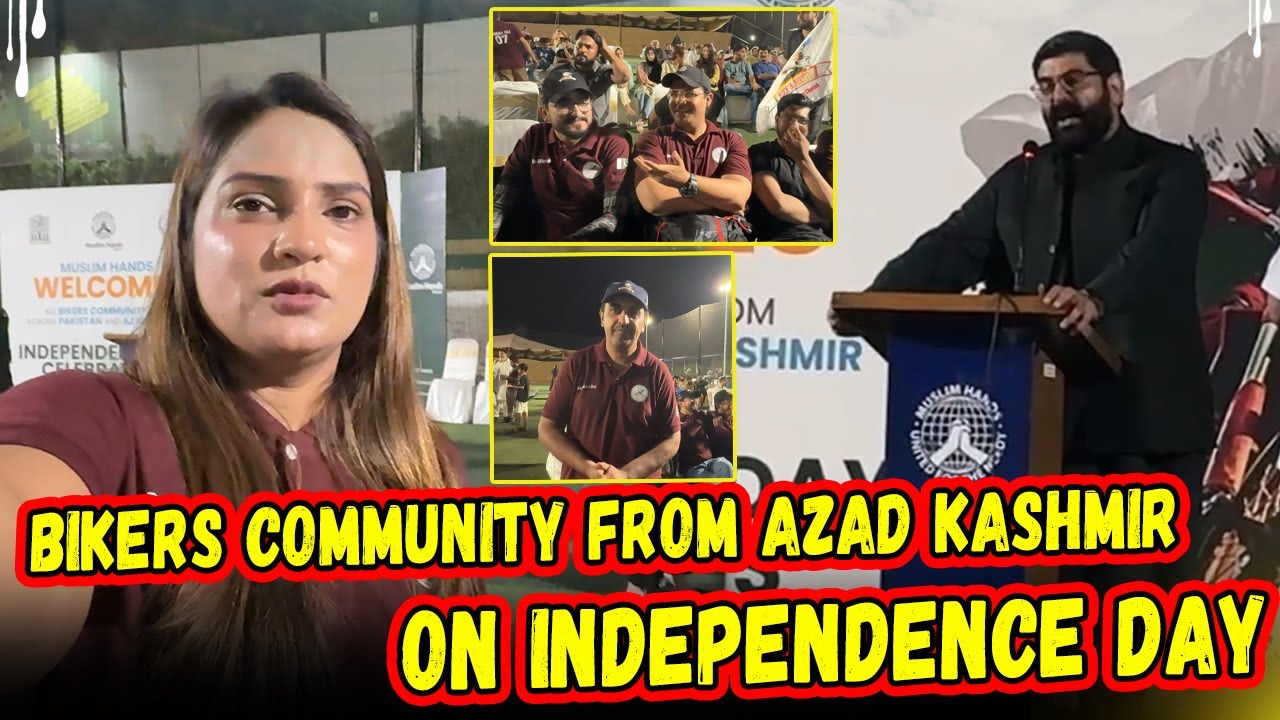 Bikers Community from Azad Kashmir on independence Day | Humera Biker