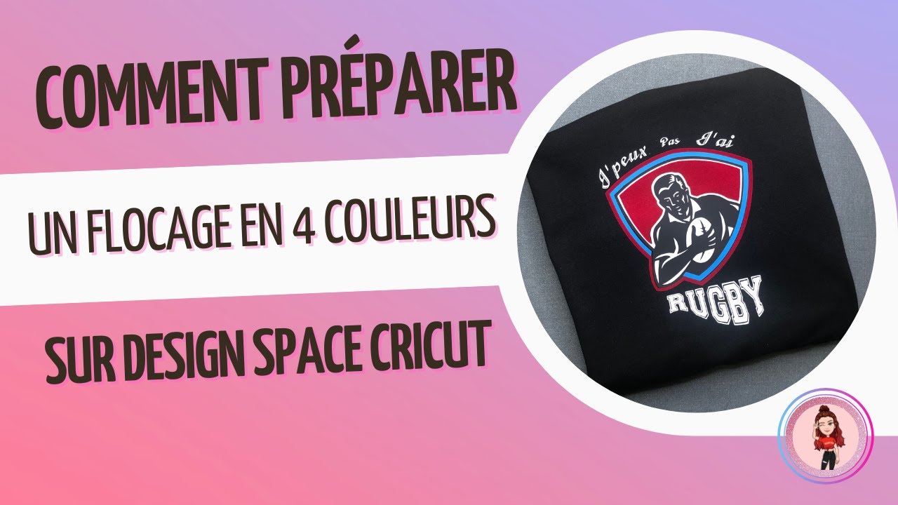 Comment préparer un flocage multi-couleurs sur design space de Cricut