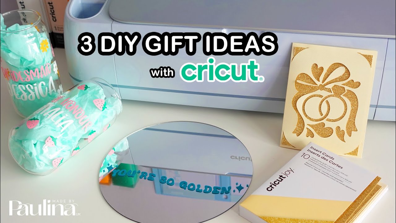How I Create Unique Gift Ideas with my Cricut Smart Cutting Machine 🎁✂️
