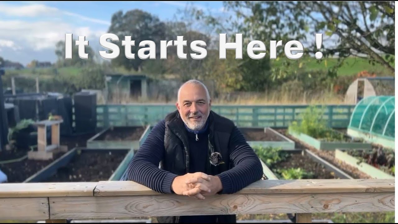 Work Starts on the New UK Allotment Plot