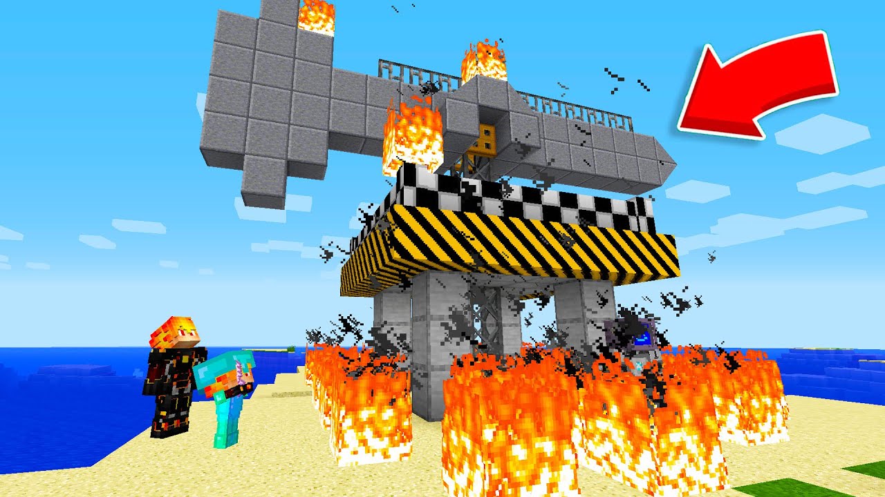 КТО ПОДЖЕГ МОЮ НЕФТЯНУЮ ВЫШКУ В МАЙНКРАФТ ! Алексбой Minecraft