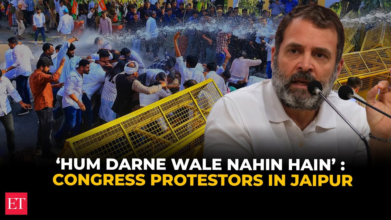 &lsquo;Vote Chor Gaddi Chhor.. returns in Jaipur&rsquo;: Rajasthan Youth Congress protests against SIR