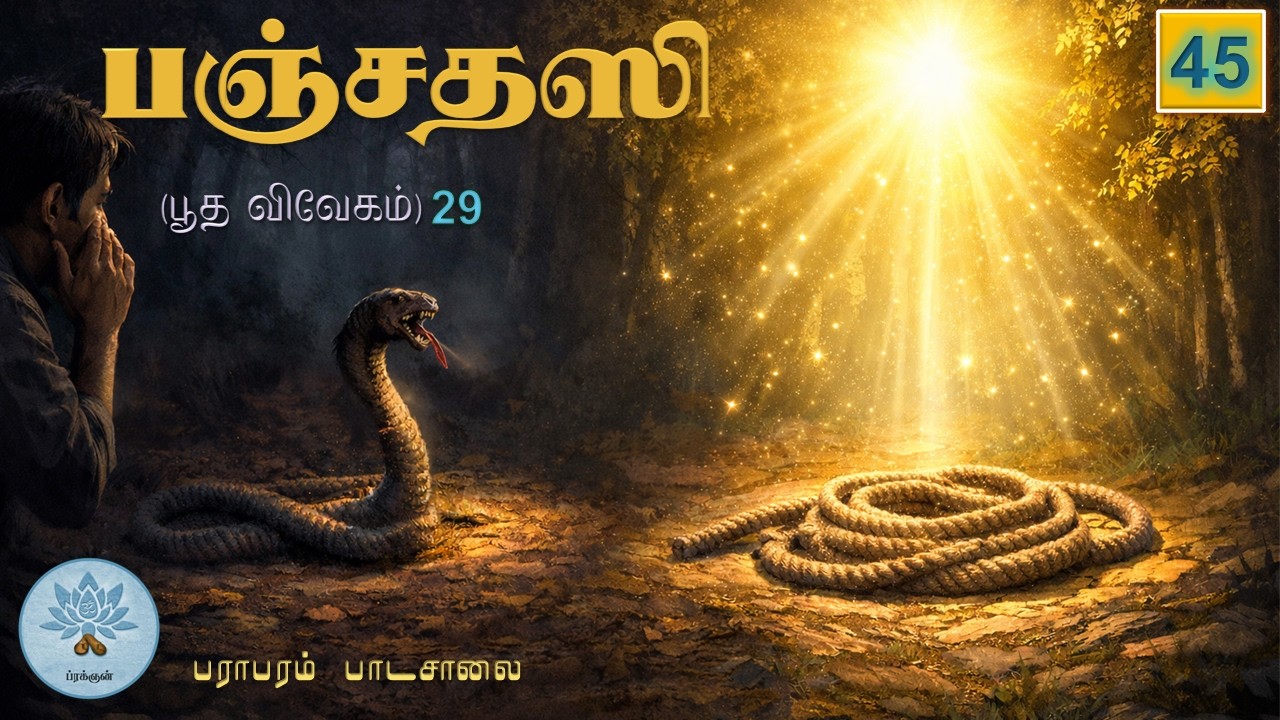 பஞ்சதஸி - பூத விவேகம் (வகுப்பு - 45) Panchadasi - Class.45.