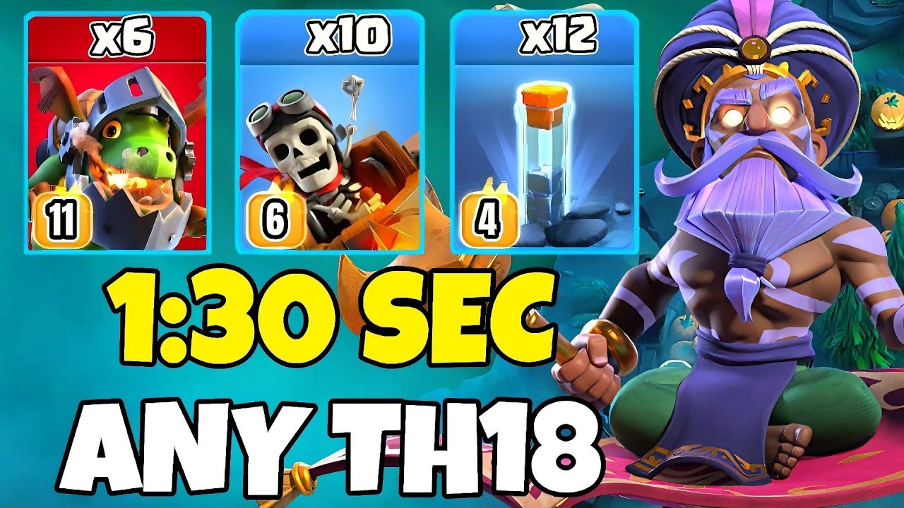 Th18 Dragon Rider +Inferno Dragon+Totem Spell Attack Strategy|Th18 Attack Strategies(Clash of Clans)