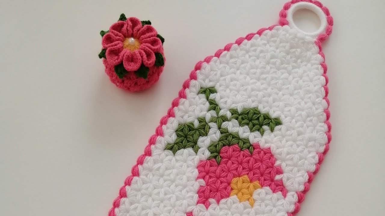 💯👌En Yeni 🌷Laleli Uzun Lif Modeli @Hatice'nin Lifleri #knitting #crochet #howtocrochet