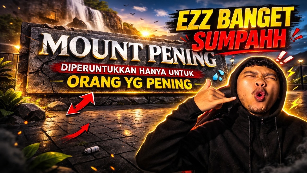 PENING DIKIT GA NGARUH! [MOUNT PENING] #roblox