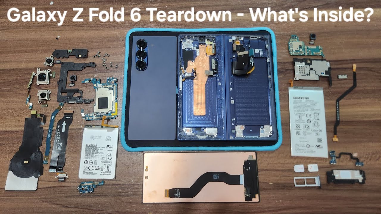 Samsung Galaxy Z Fold 6 Teardown - Whats Inside?