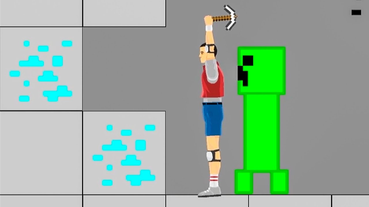 CREEPER W HAPPY WHEELS?! CO JEST?! (Happy Wheels)
