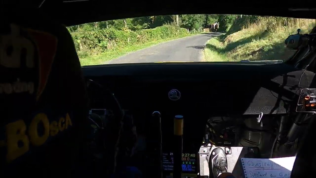 RALLYE ROUERGUE 2022, ES 1 RODELLE, SKODA FABIA EVO BALBOSCA, JLOCHIVAYDEL SEB DURAND.