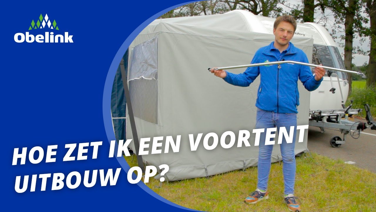 Uitbouw voortent opzetten | Hoe zet ik een voortent uitbouw op? | Obelink