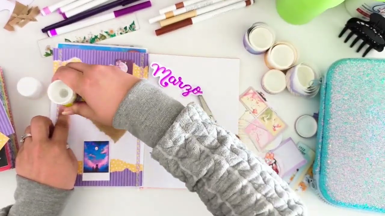 Planificación de marzo en mi bullet journal 🩷💚