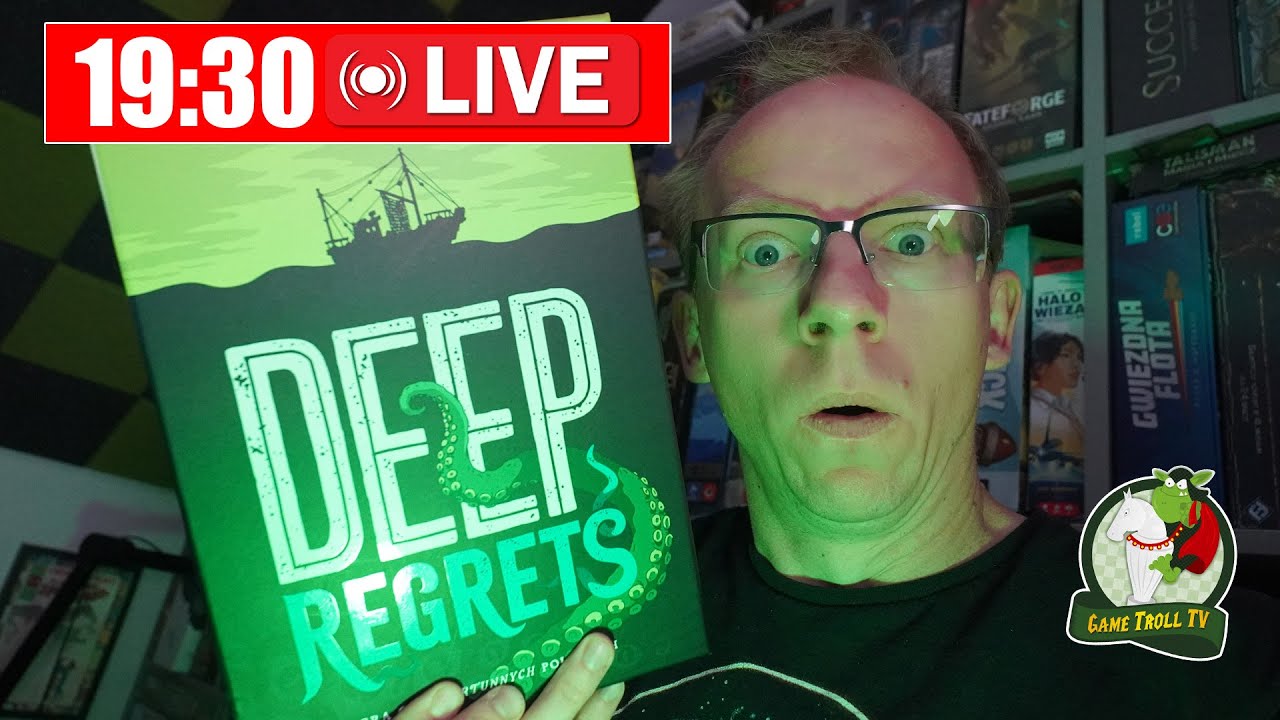 Deep Regrets | Cthulhu gra o łowieniu ryb! | Stream 19:30