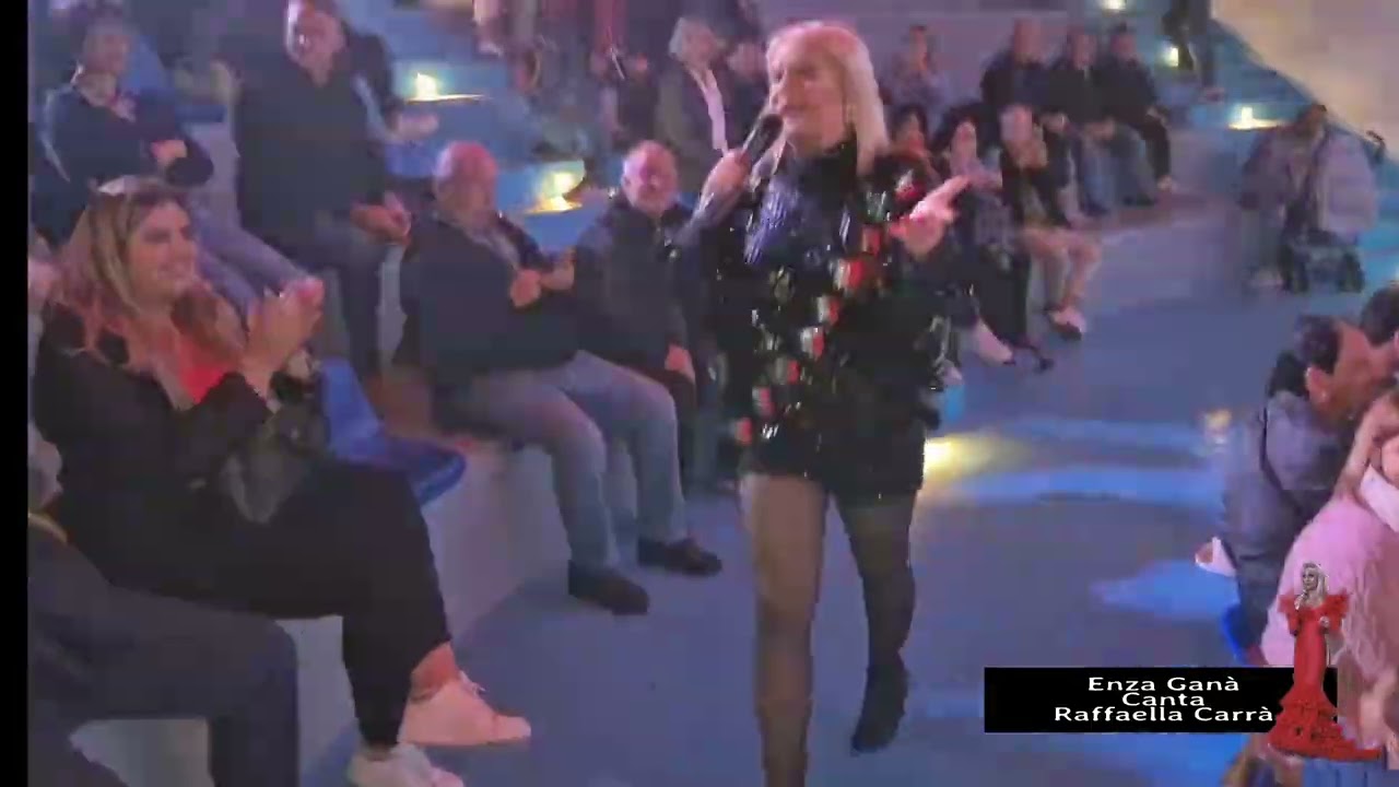 TRIBUTO  GRANDE SPETTACOLO  ENZA GANÀ CANTA RAFFAELLA CARRÀ TEATRO POLITEAMA  campigluano (sa)