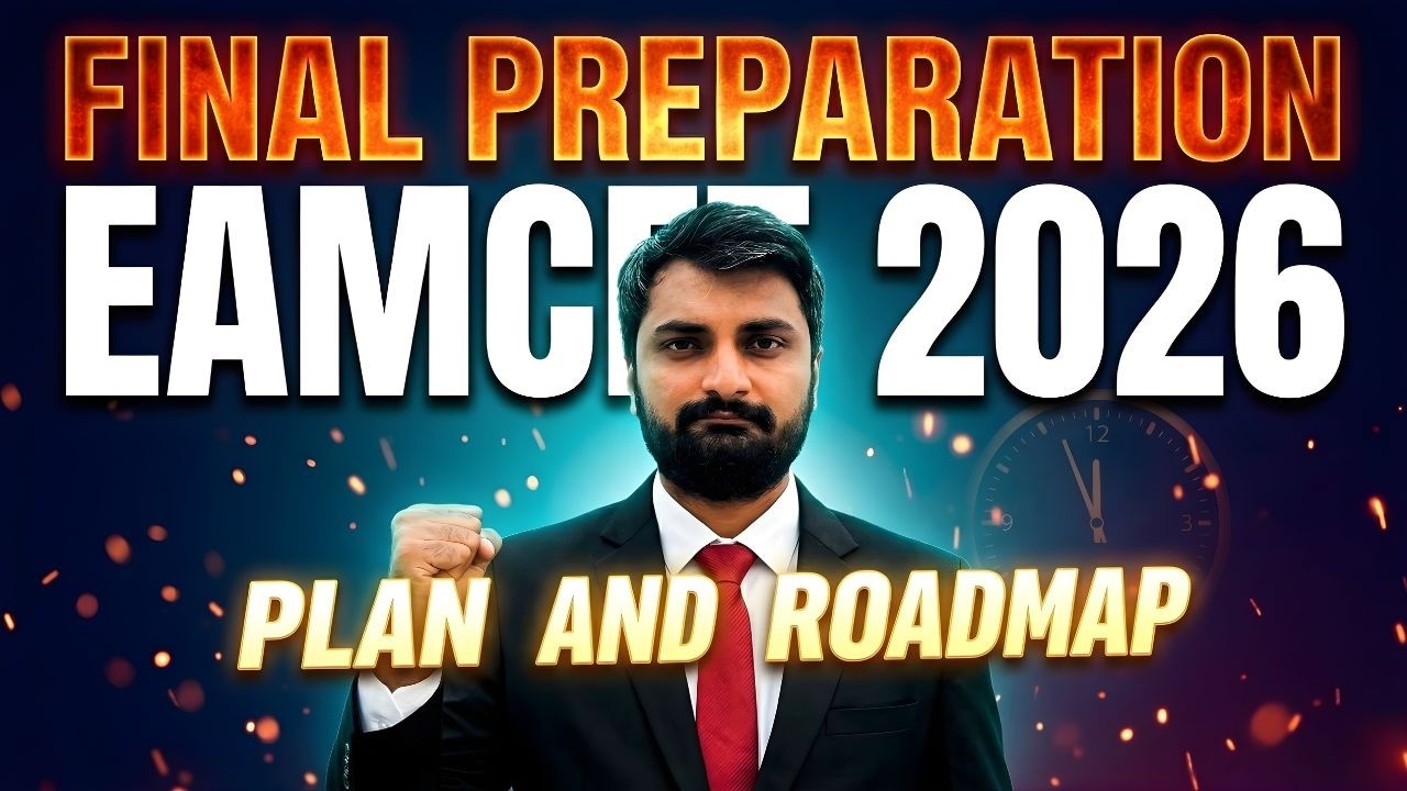 План подготовки к EAMCET 2026 | Пошаговая инструкция 📝