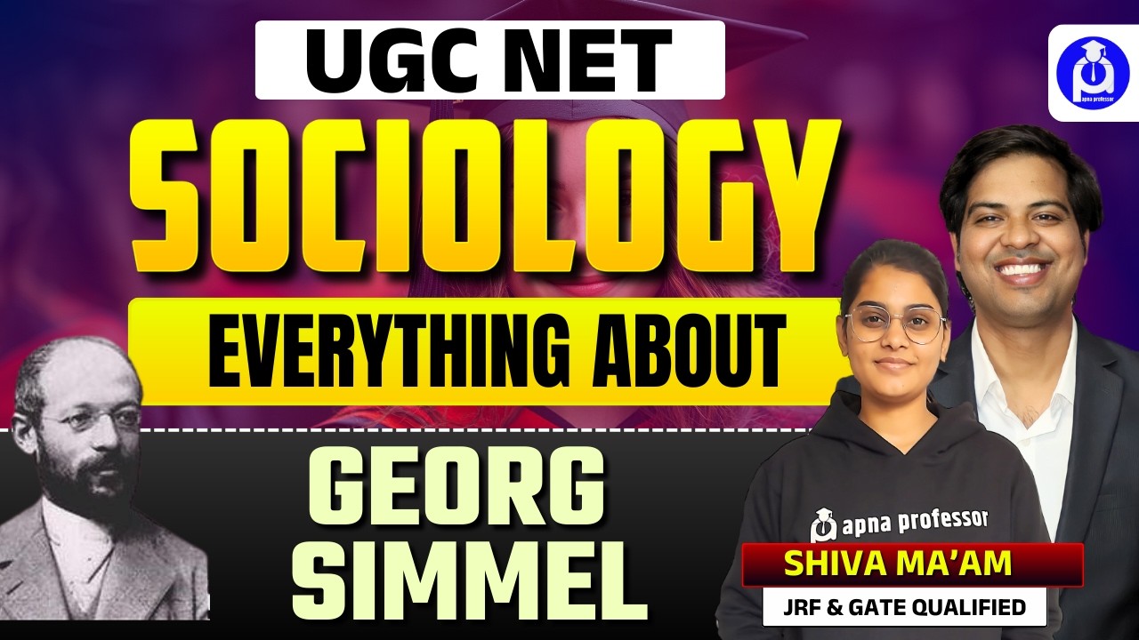 UGC NET Sociology | Everything about  Georg simmel || @DrLokeshBali