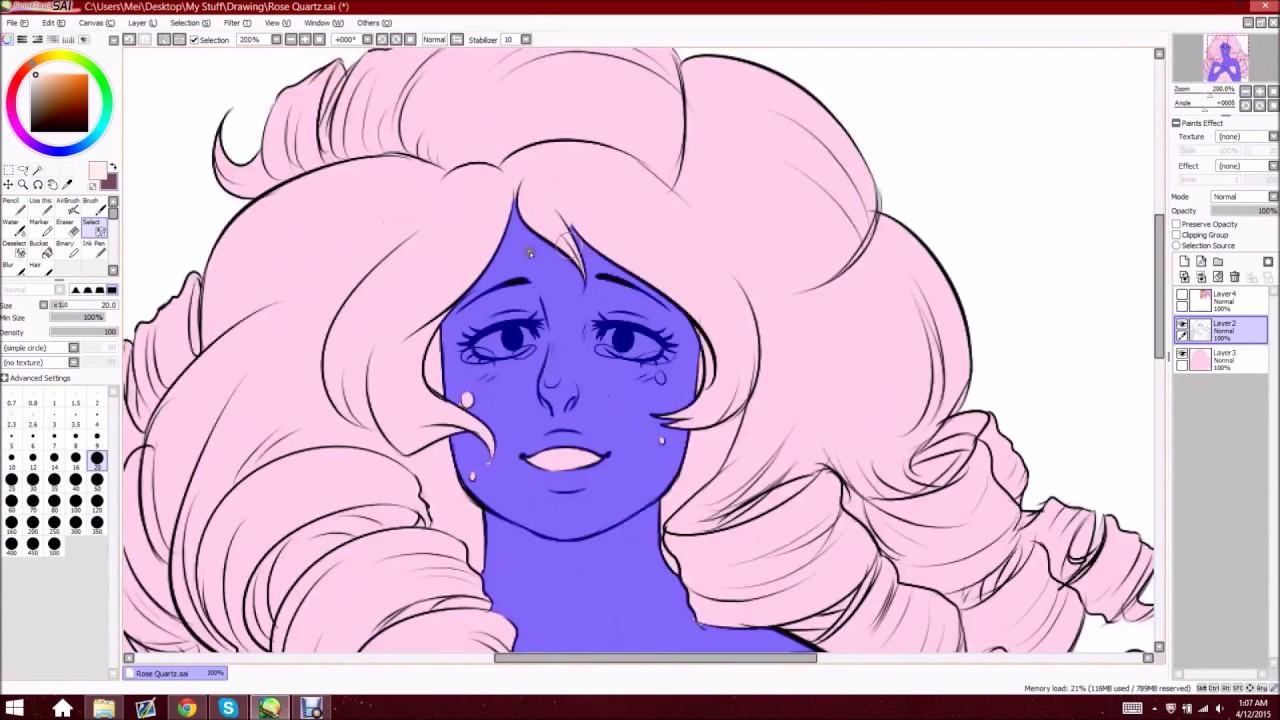 Rose Quartz Speedpaint