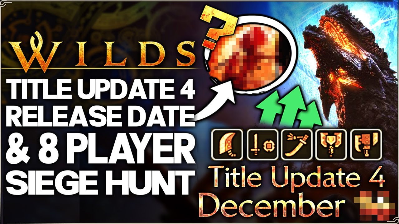 Monster Hunter Wilds - New HUGE Title Update 4 Reveals - Gogmazios Siege Hunt, Release Date & More!