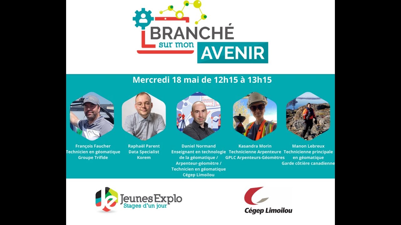 EP 1 Podcast Branché sur mon avenir! - Semaine thématique de la Géomatique
