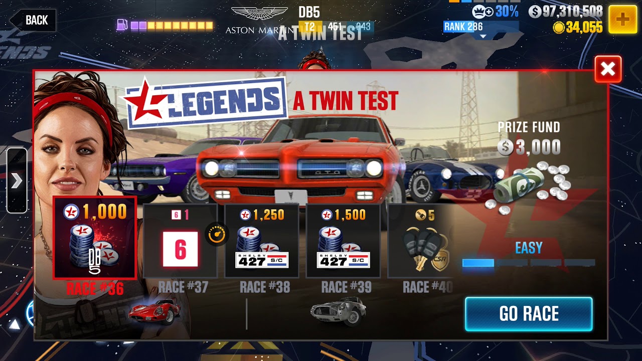 CSR Racing 2 LEGENDS | A Twin Test | Races 30-40