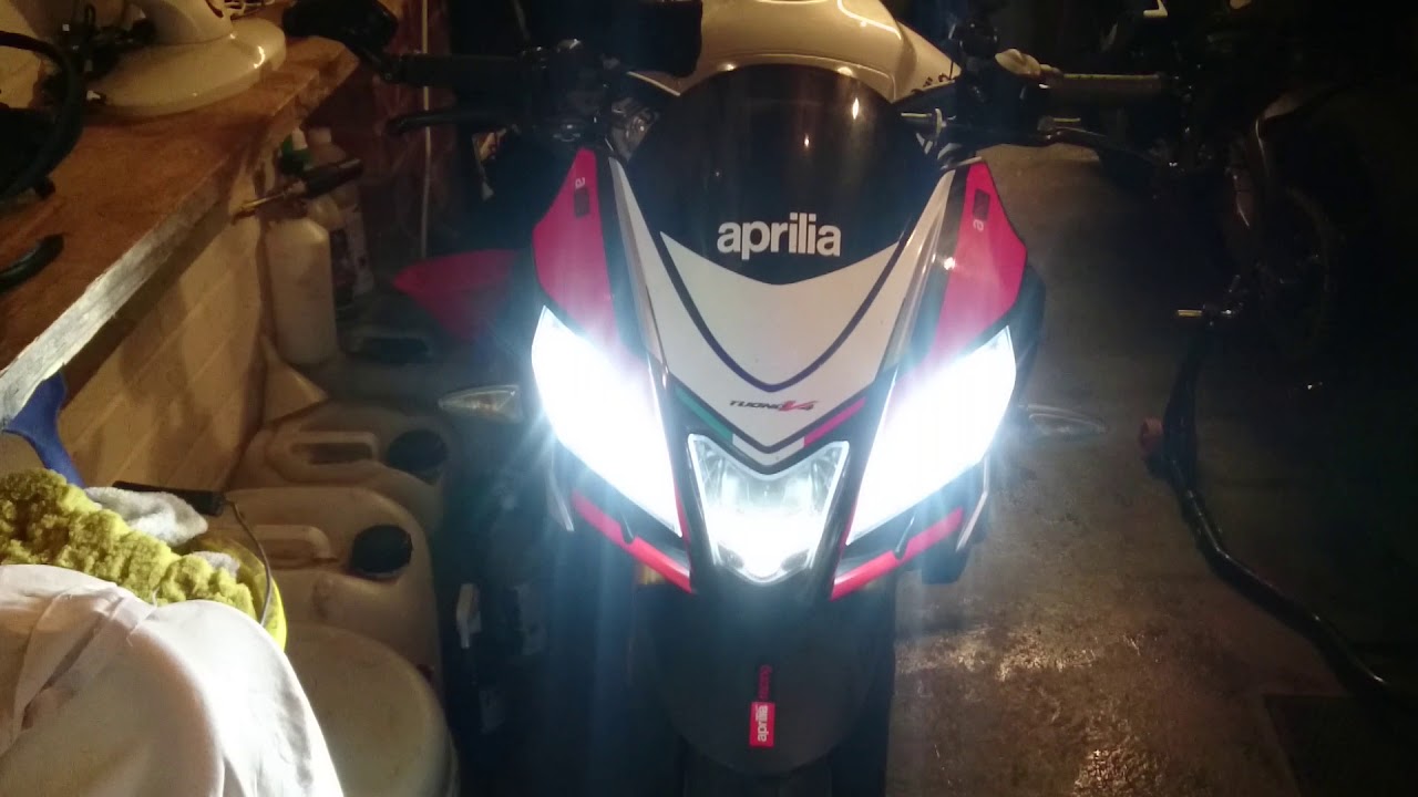 Aprilia Tuono LED Light Upgrade