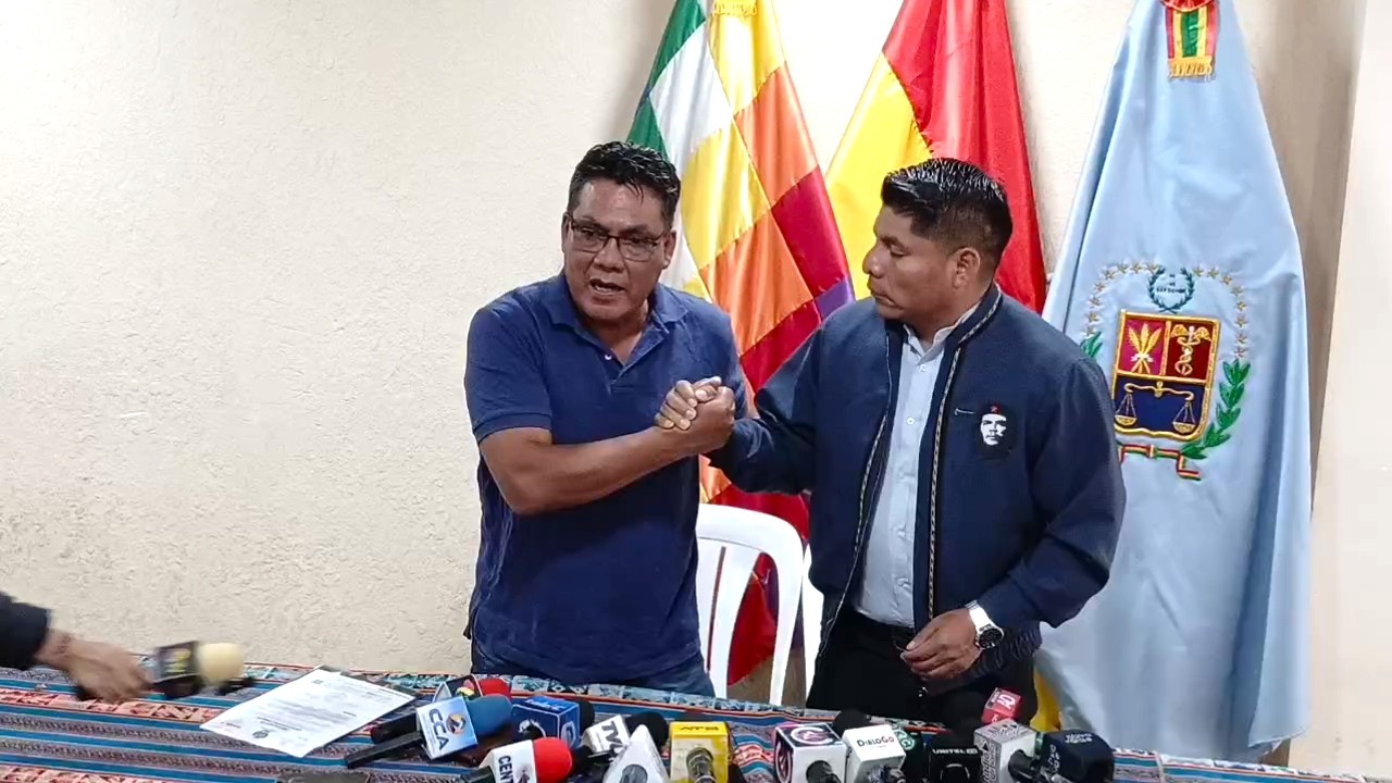 Bolivia. Hector denuncia campaña de desprestigio contra el y Leonardo Loza, candidato a gobernador
