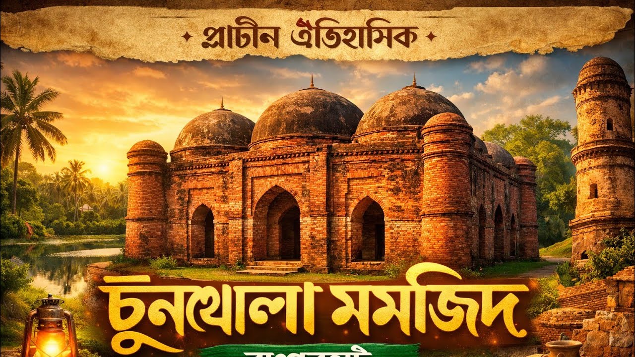 প্রাচীন ঐতিহাসিক চুনখোলা মসজিদ।