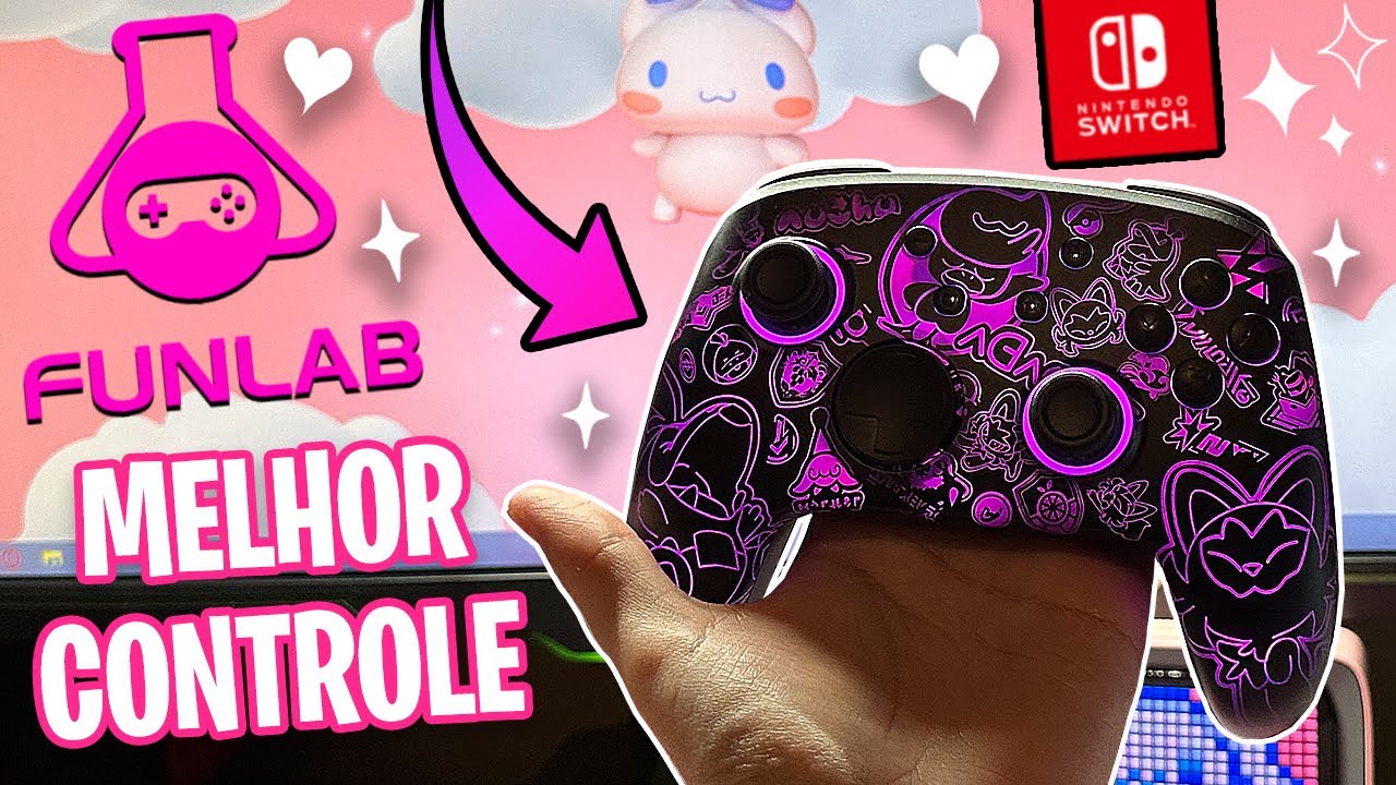 Melhor Controle para Nintendo Switch 2024 - FunLab Firefly