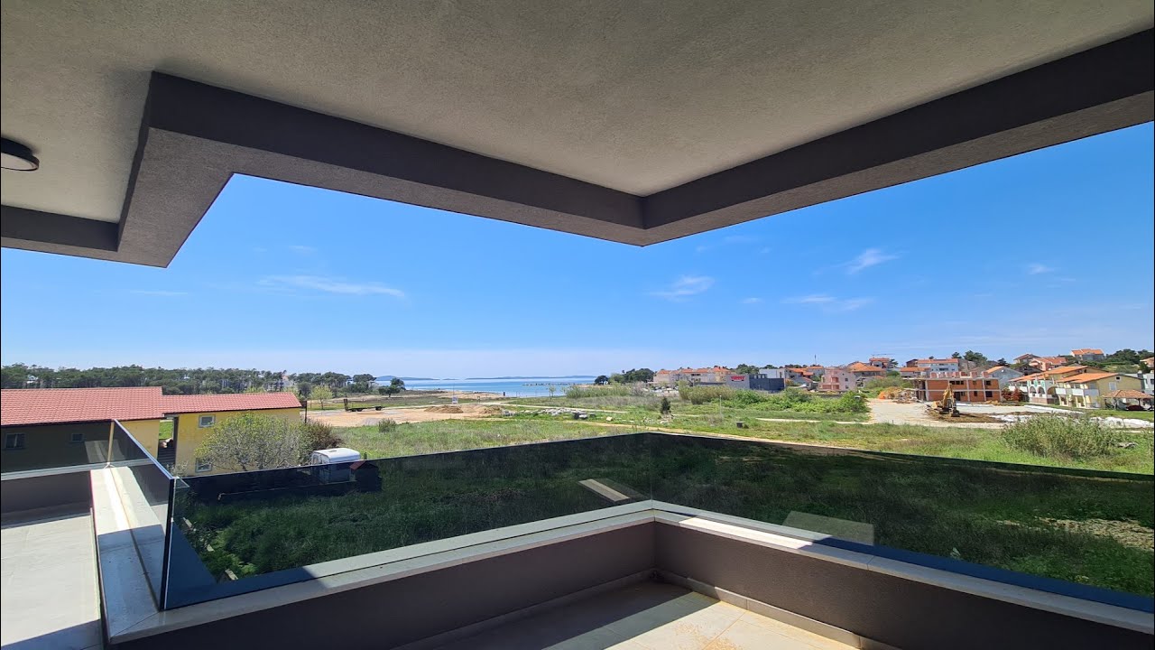 A1176 Penthouse s bazenom na krovnoj terasi, pogled na more, 138m2, Privlaka
