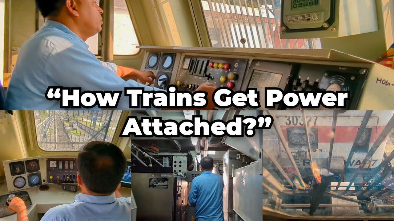 How Loco Pilots Attach Power to Kanchan Kanya Express | Full Coupling & Cab Change Process Explained