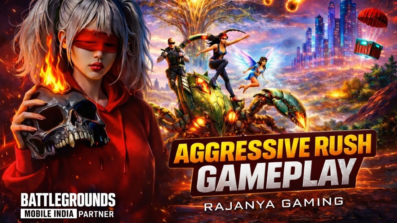 AGGRESSIVE RUSH GAMEPLAY 😁🦁 BGMI 4.2 Update Live – New Vehicle, New Map Powers!🔴 RAJANYA GAMING 🦁