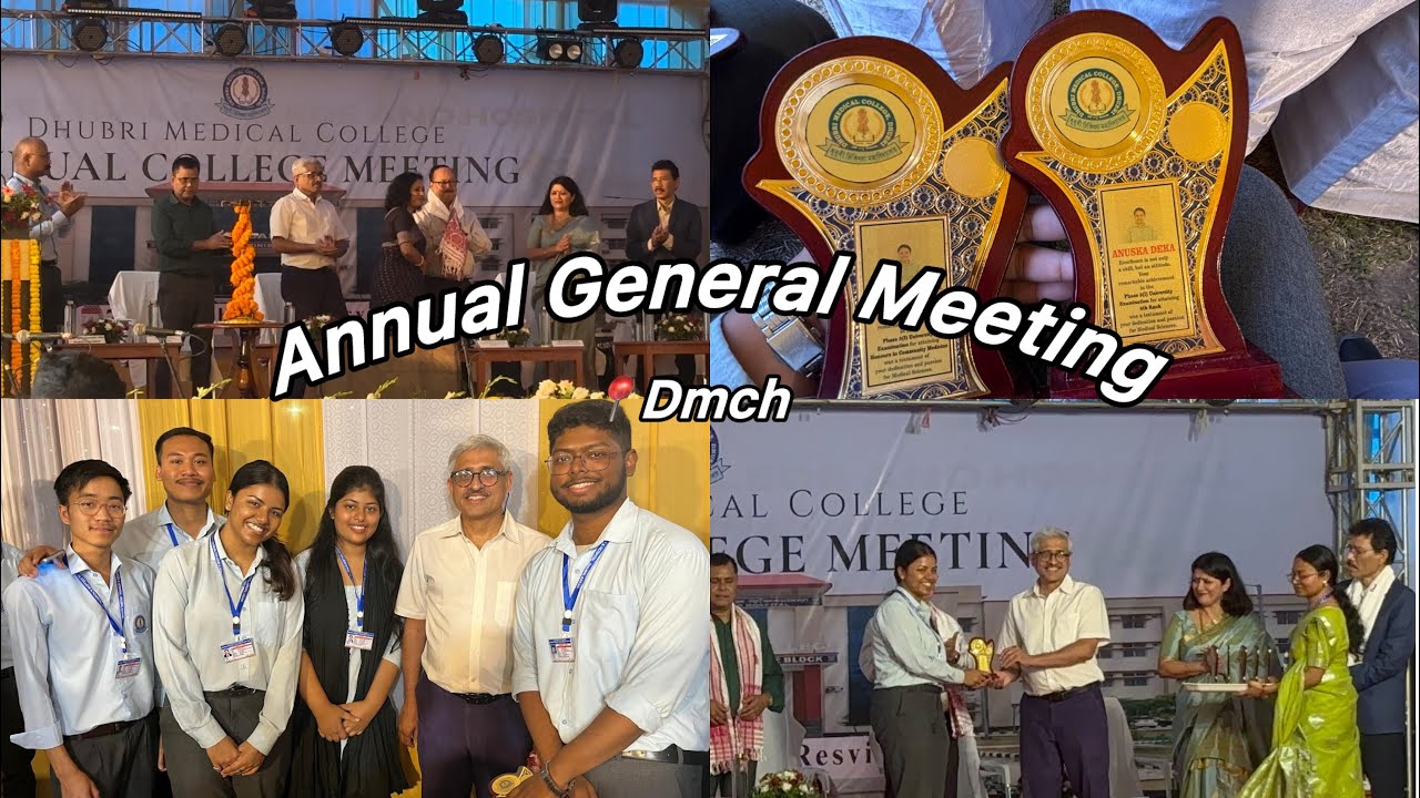 Annual General Meeting Dhubri Medical College✨📚🏥 #dhubri