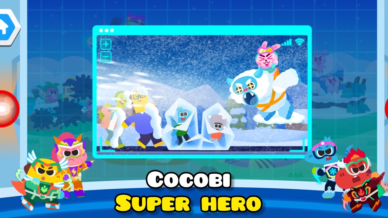 Cocobi Super Hero! Superheroes vs Bosses. Fire Hero 8 #cocobi