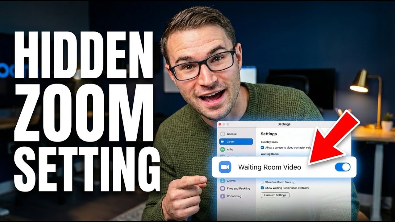 Как добавить видео в комнату ожидания Zoom (за 5 минут!)