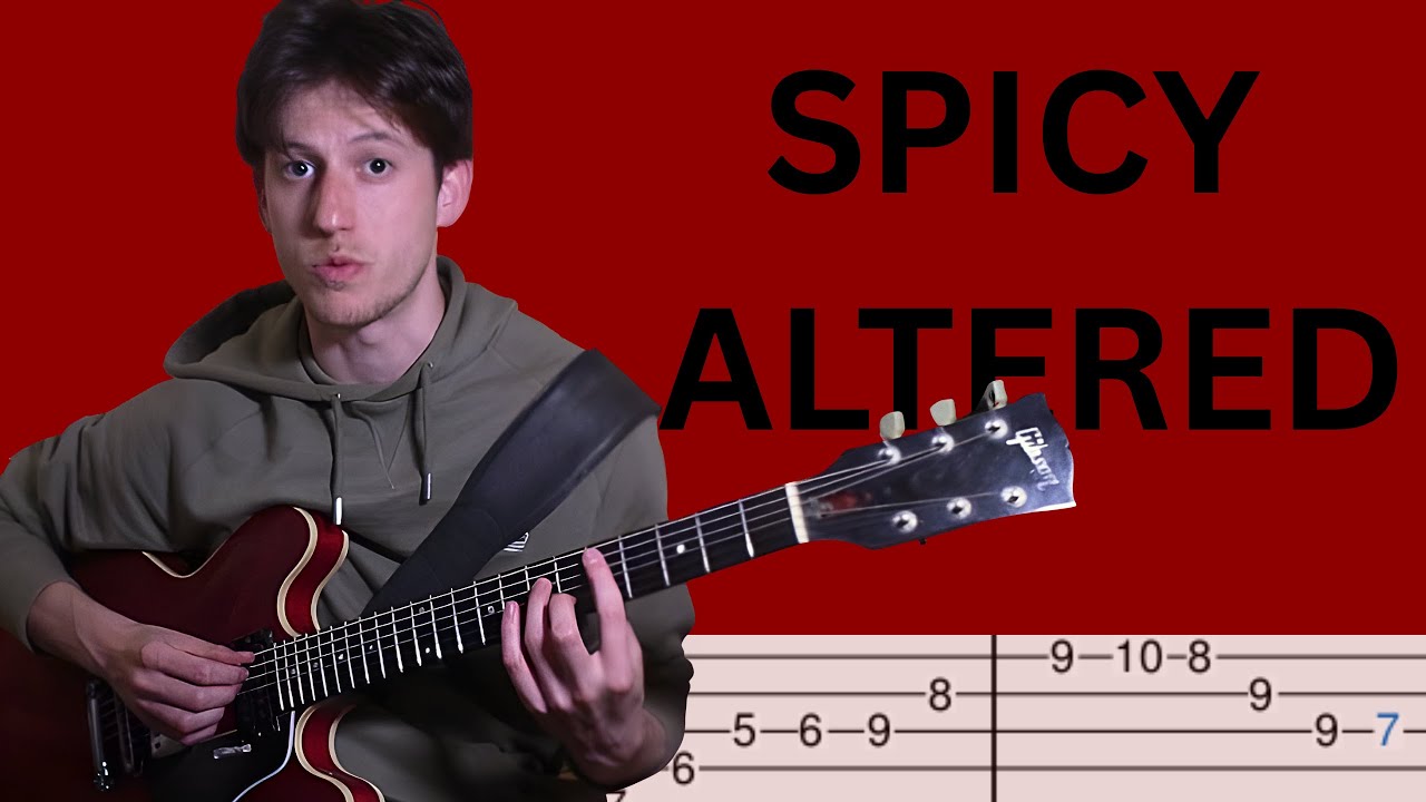 Check Out This Aletered Dominant Sound! (Plus Jazz Guitar Lick with TABs) #jazzguitar