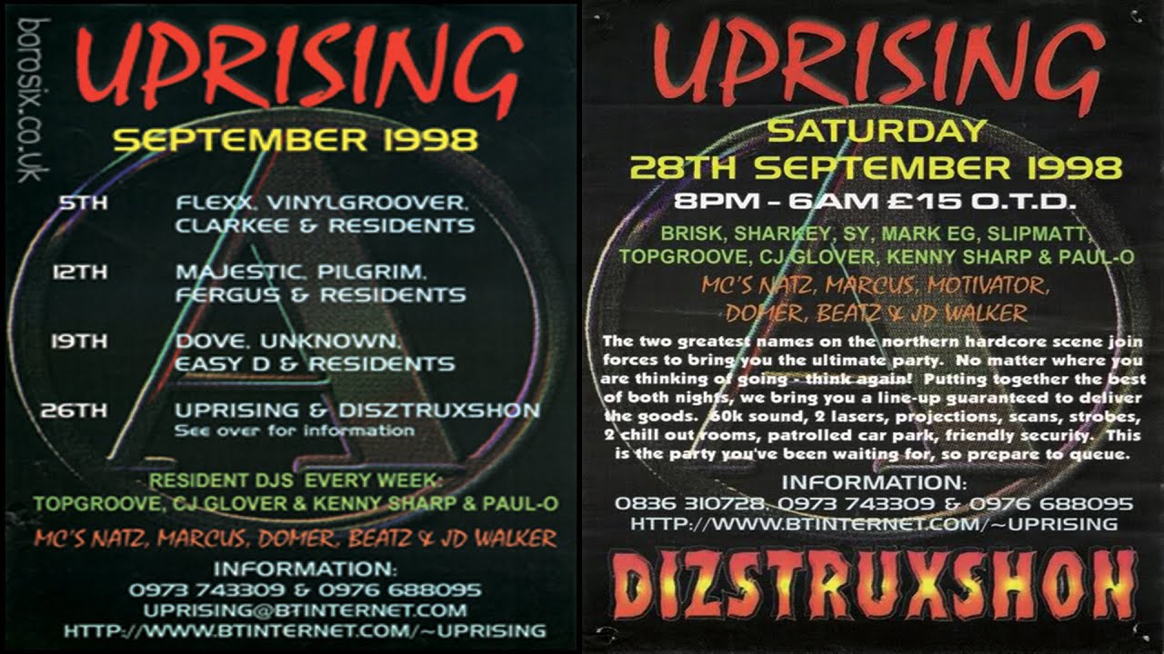 Uprising vs Dizstruxshon 26-9-1998 VHS