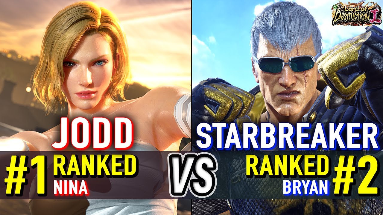 T8 🔥 JODD (#1 Ranked Nina) vs STARBREAKER (#2 Ranked Bryan) 🔥 Tekken 8 High Level Gameplay