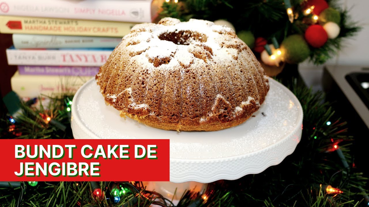 Bizcocho fácil de Jengibre para Navidad (Bundt Cake) - Paloma Casanave (Miss Cupcakes)