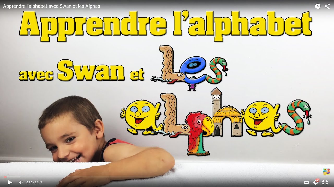 Apprendre l'alphabet avec Swan et les Alphas