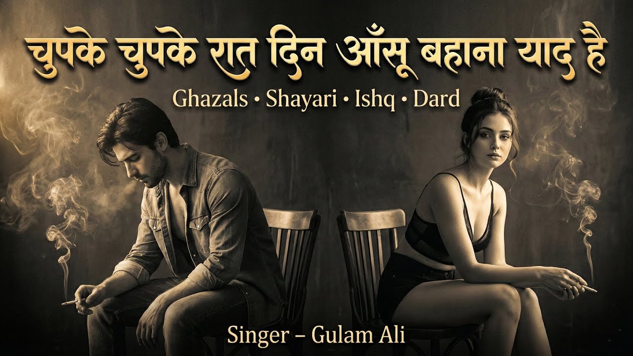 चुपके चुपके रात दिन आँसू बहाना याद है | Ghulam Ali Ghazals | New Trending ghazals 2025 | Sad Ghazals