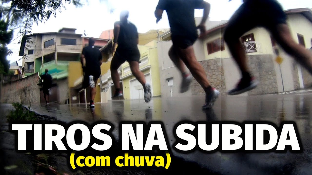 Tiros na subida (com chuva)