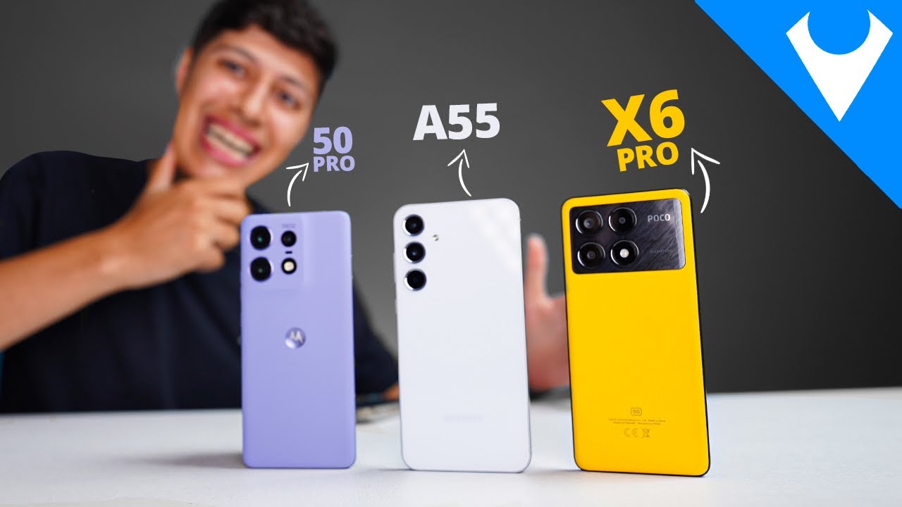 Galaxy A55 vs Edge 50 PRO vs POCO X6 PRO qual a MELHOR OPÇÃO para 2024?