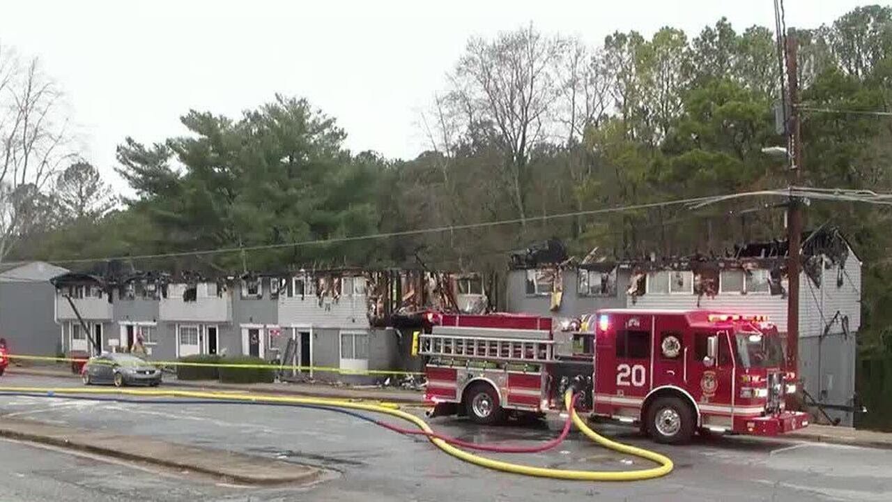 Villas at Decatur Apartments fire displaces at least 24 people