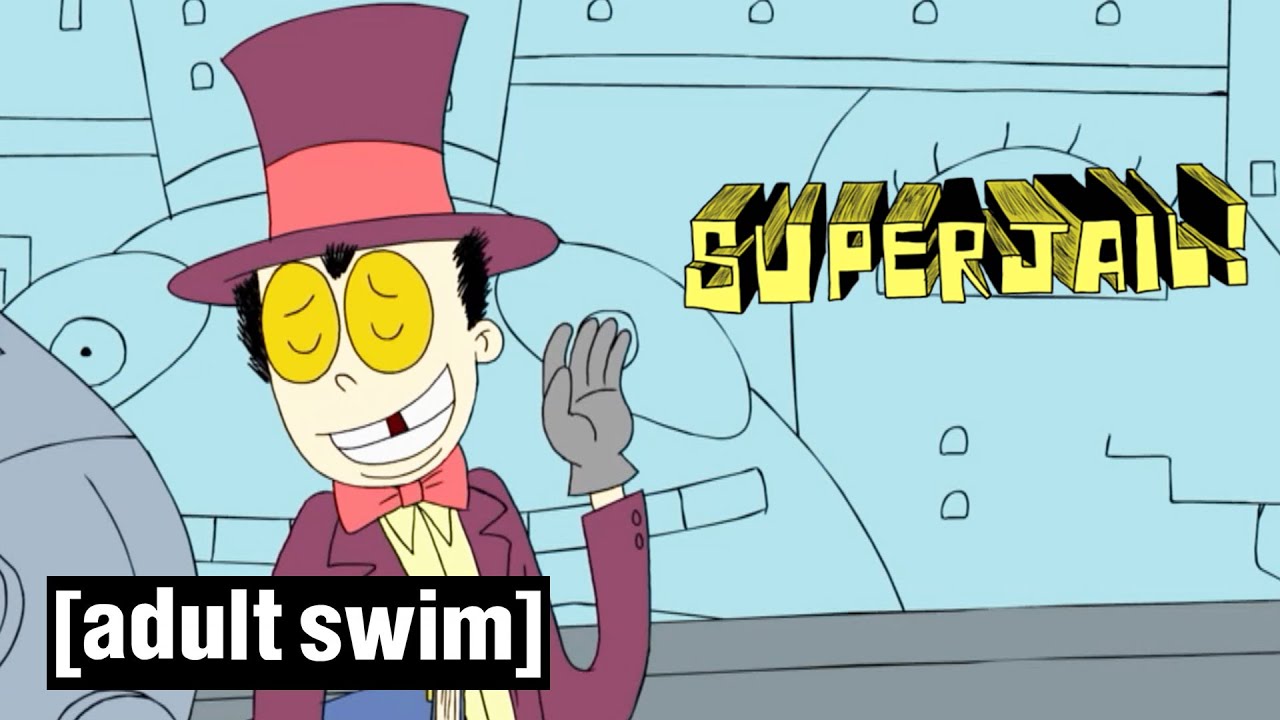 Superjail! | Jailbot's Missing | Season 2 now on All 4 | Adult Swim UK 🇬🇧
