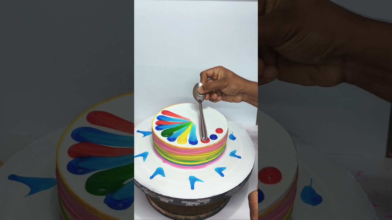 Rainbow Cake Art 