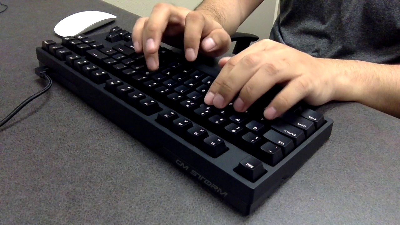 Cooler Master Novatouch - Topre 45g - Typing Test