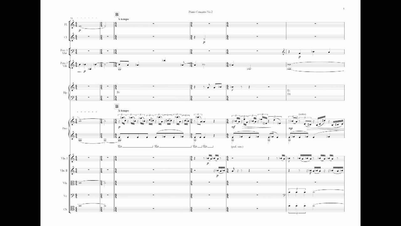 Birgisson: Pno. Concerto No. 2 - Mvt.1 (of 3)