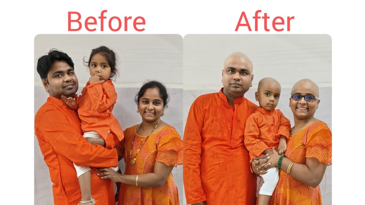 Jishnu's 1st Hair Tonsure.జిష్ణు కి  పుట్టు వెంట్రుకలు