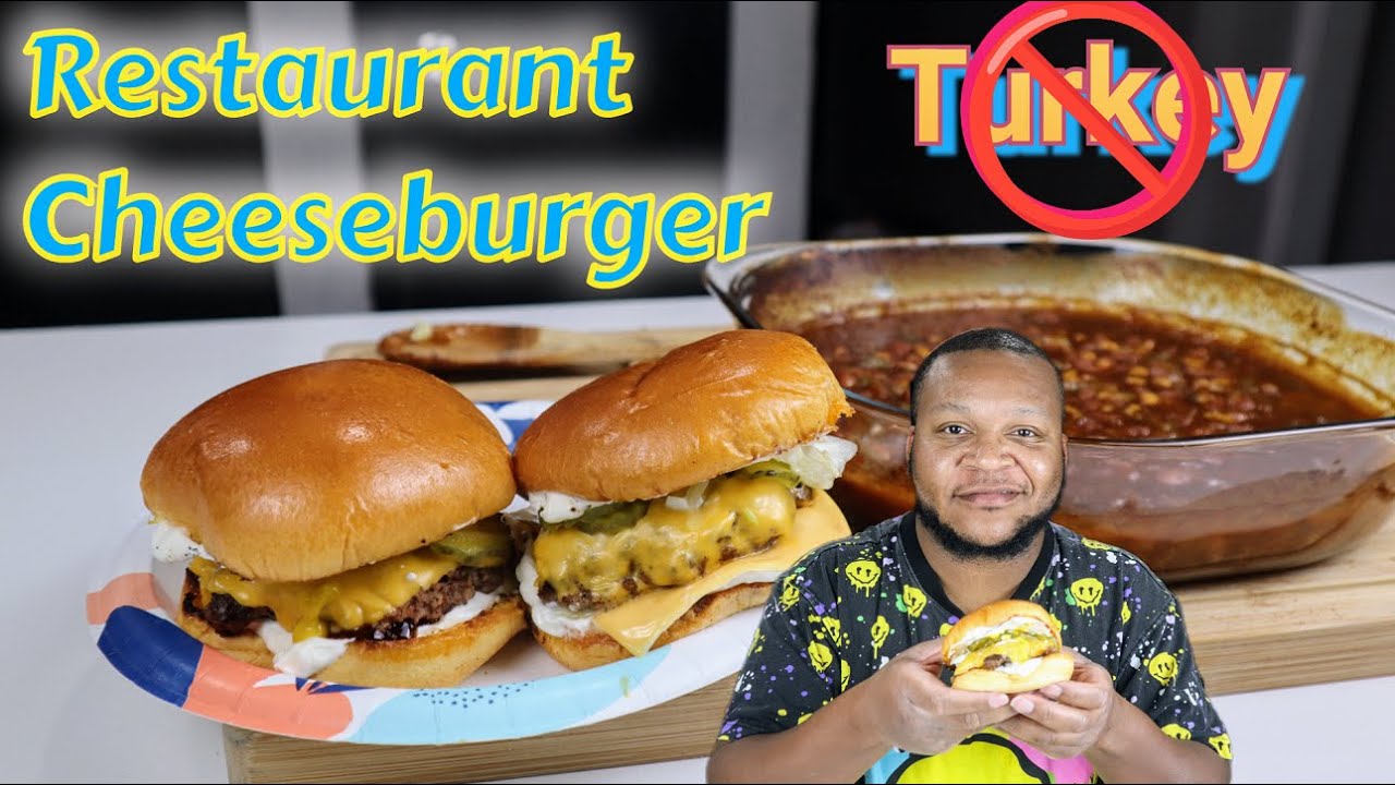 All Beef Cheeseburger (Restaurant Taste)