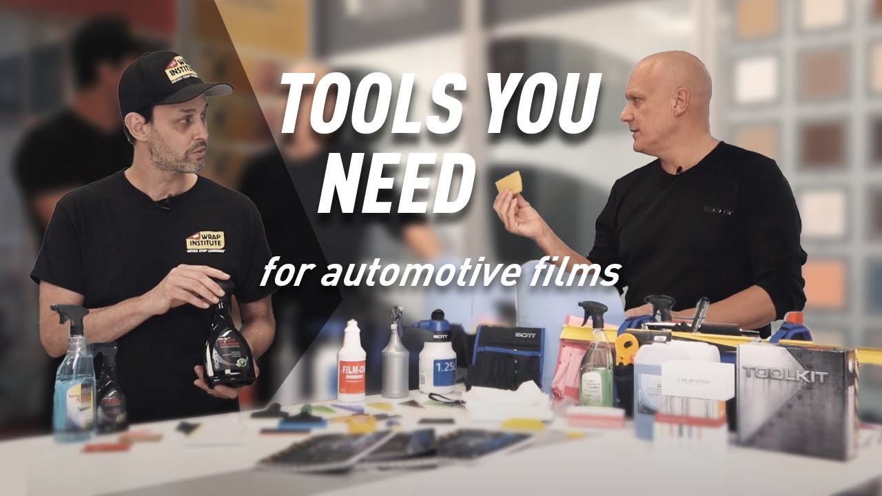 All the tools you need for automotive tint